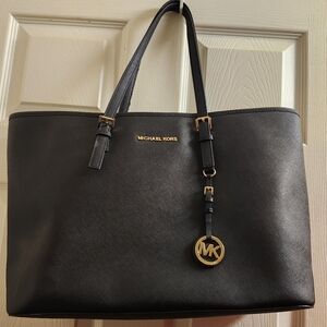 Michael Kors saffiano large travel tote